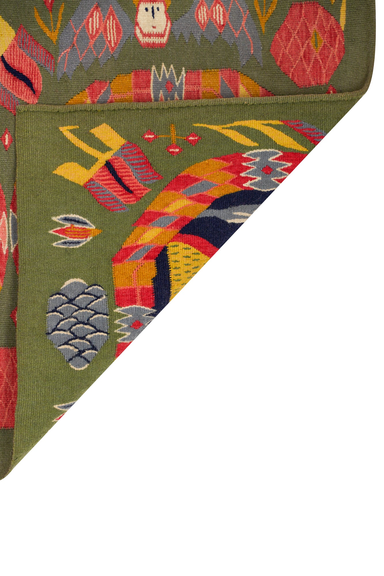 Antique Scandinavian Tapestry (The Annunciation) 3'3" x 1'6"