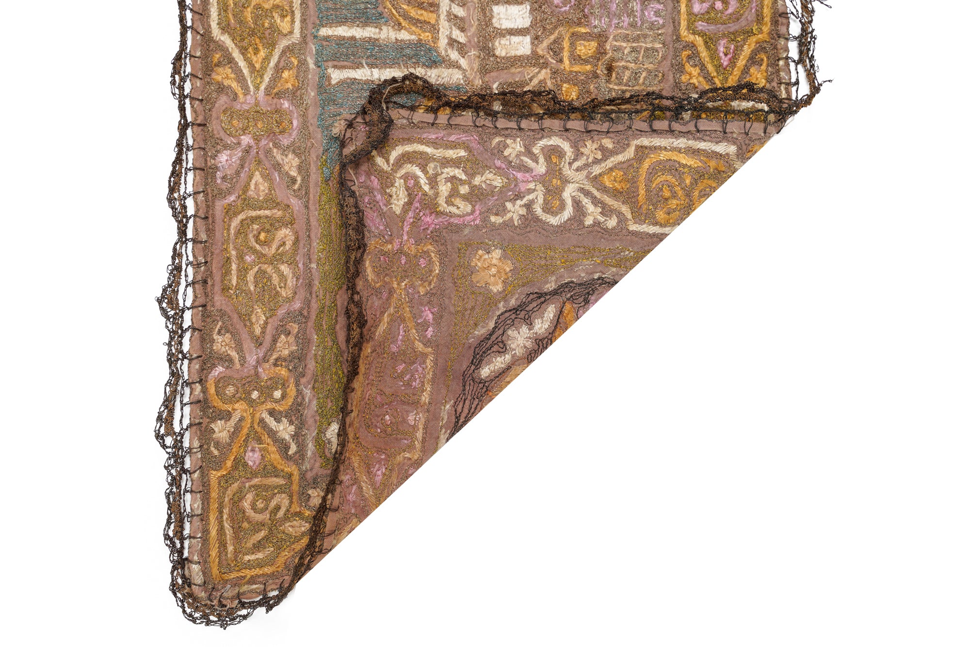 Antique Ottoman Embroidery 2'1" x 1'2"