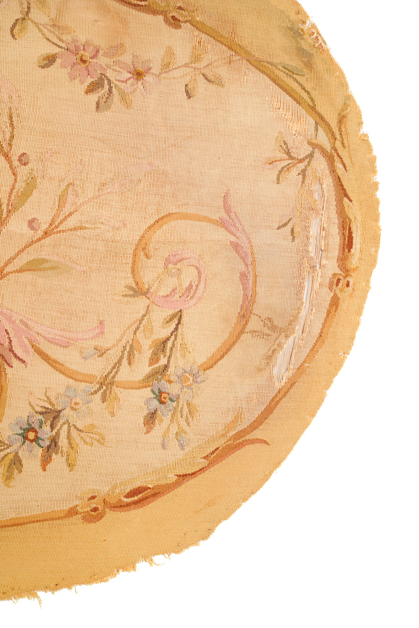 Antique French Aubusson Tapestry 4' x 2'