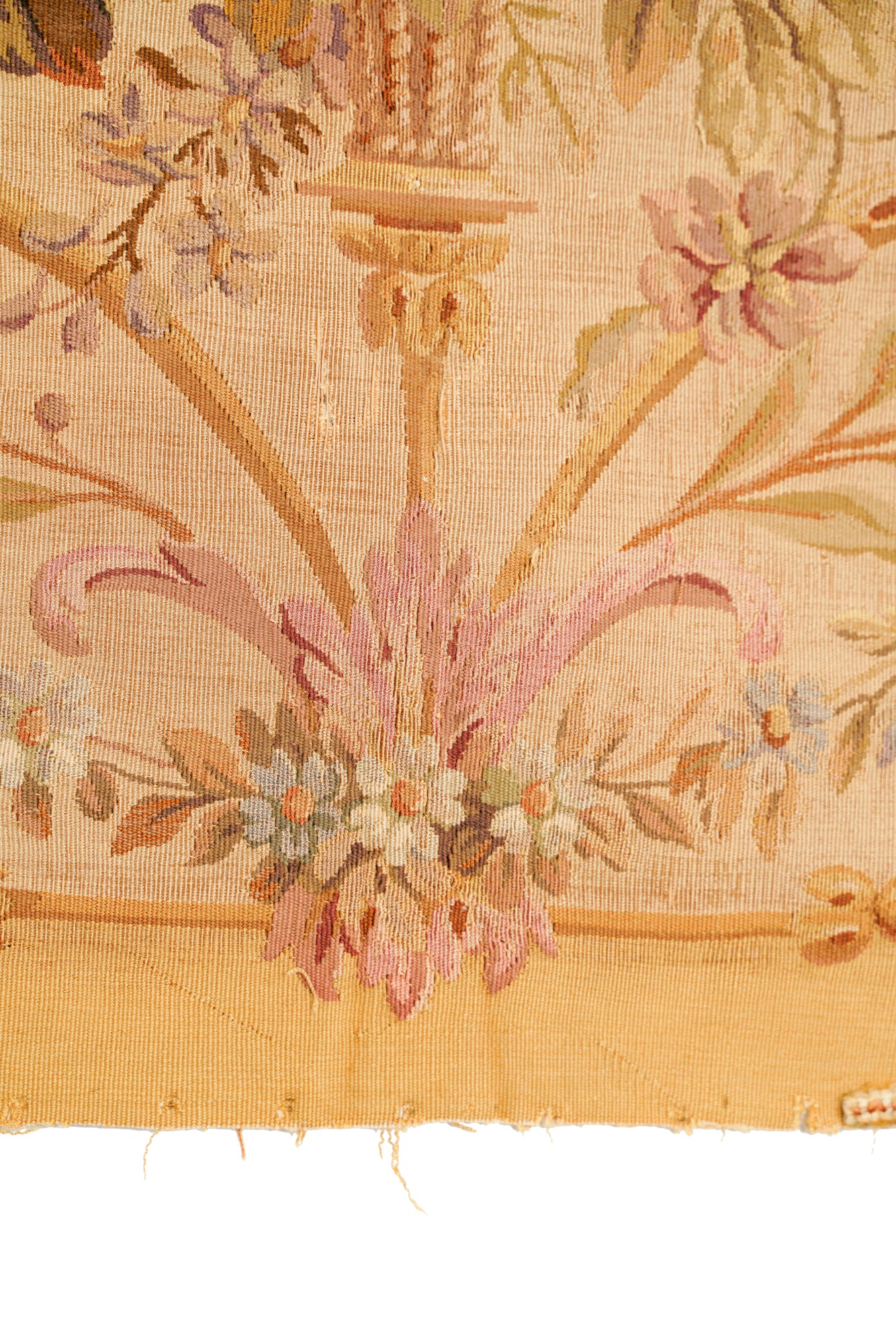 Antique French Aubusson Tapestry 4' x 2'