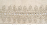 Antique Italian Linen Textile 4'6" x 4'6"