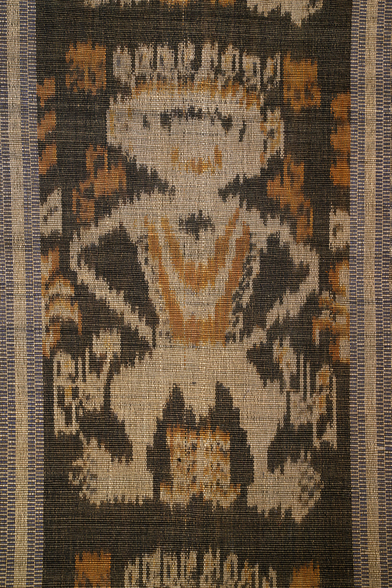 Antique Indonesian Sumba Ikat Textile 6'3" x 3'9"