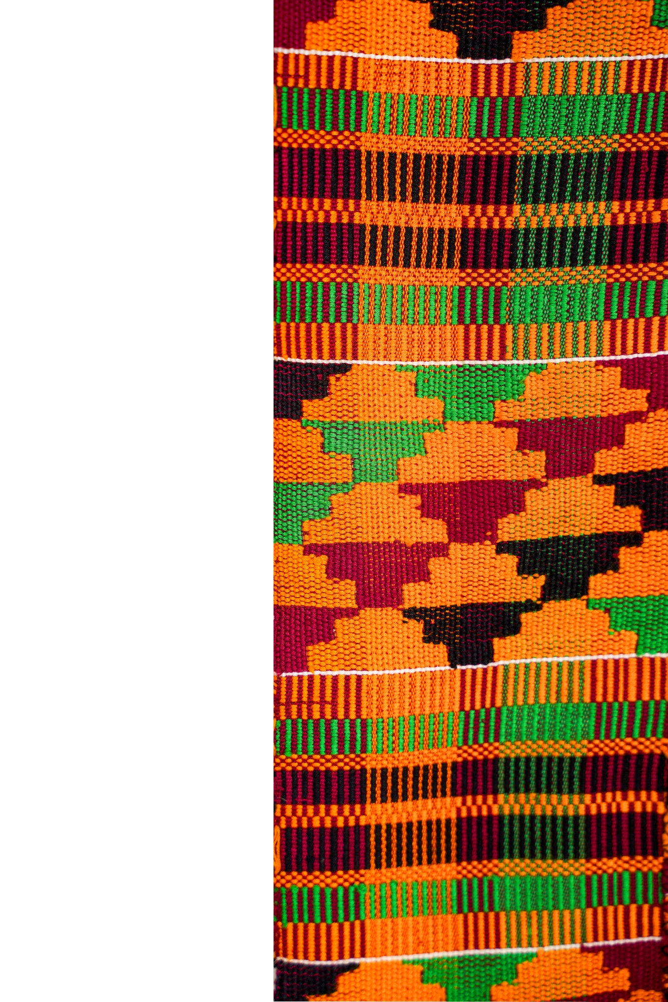 Vintage African Kente Textile 5'3" x 3'6"