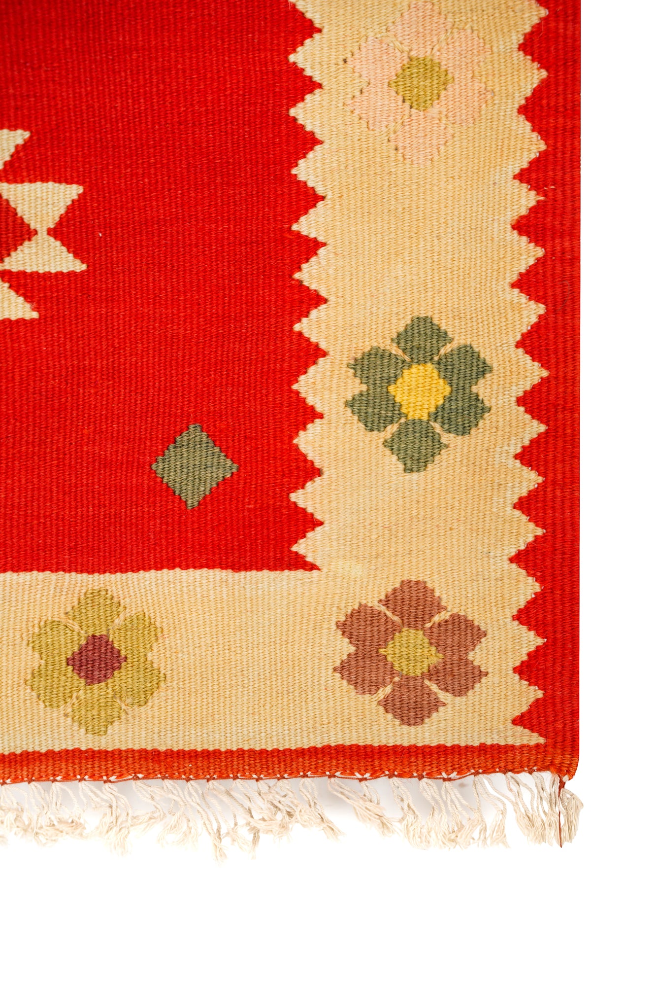 Vintage Balkan Kilim 4'4" x 2'4"