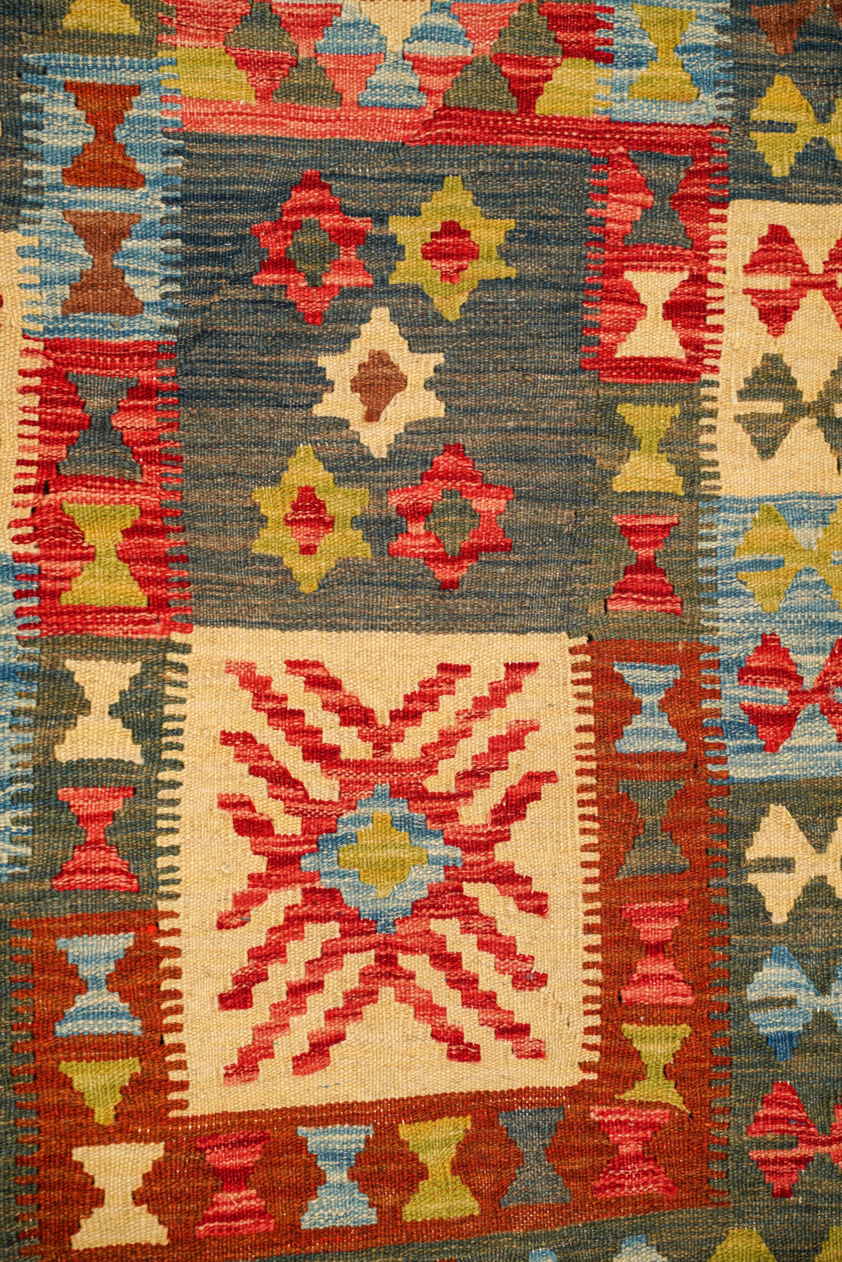 Modern Afghan Kilim 6' x 3'3"
