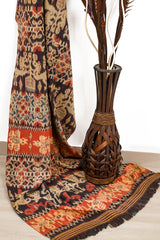 Vintage Indonesian Ikat Textile 7'10" x 3'