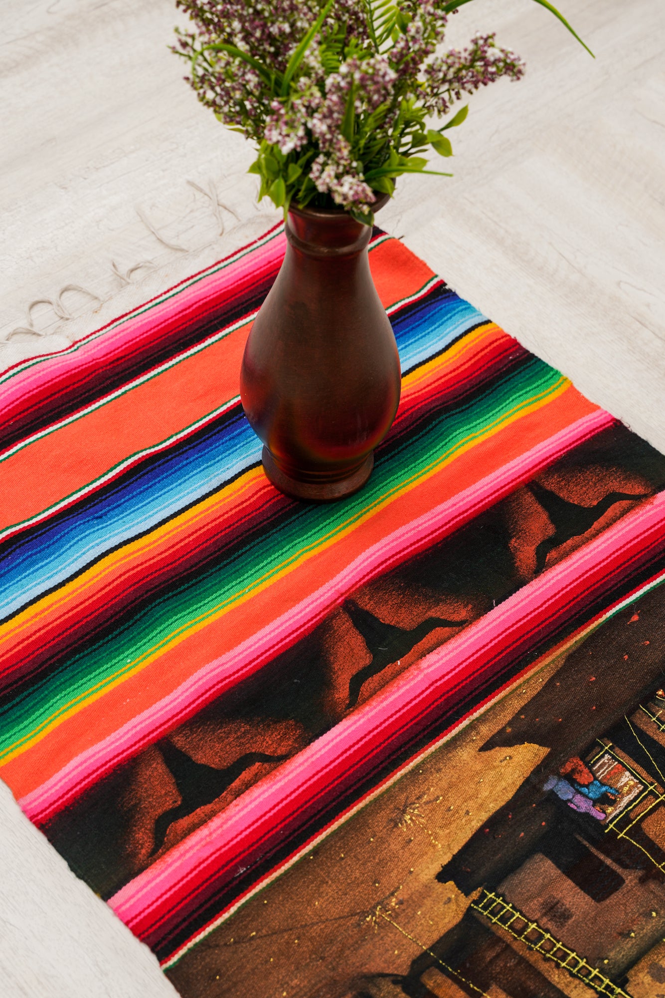 Vintage South American Kilim 4'4" x 2'