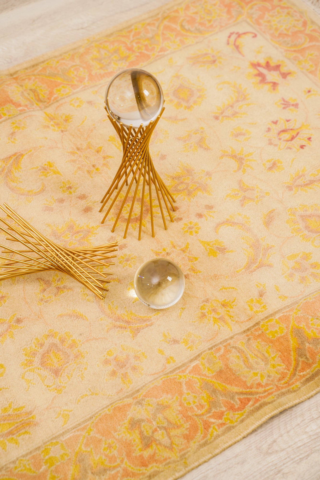 Modern Sultanabad Rug 4'1" x 2'1"