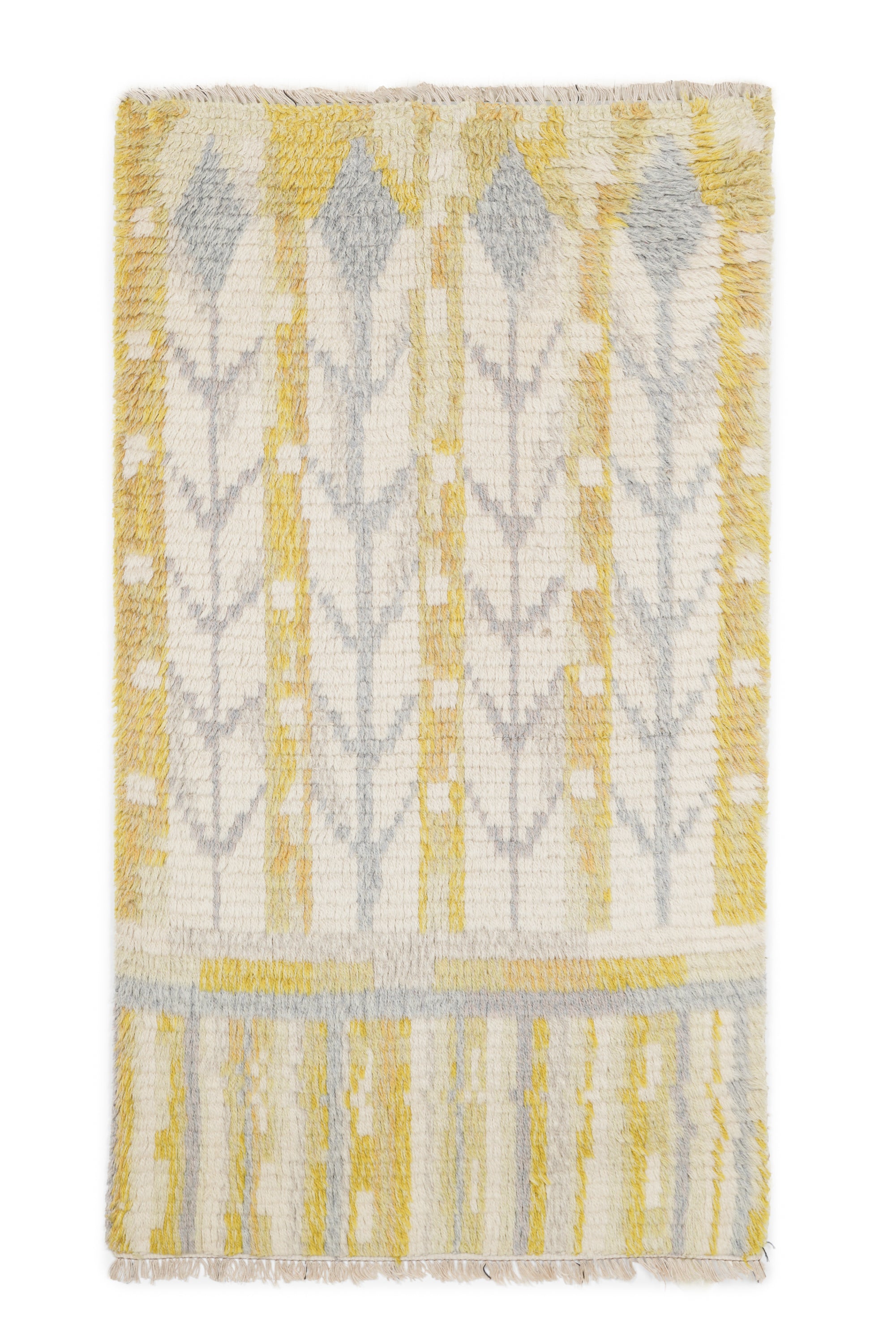 Vintage Scandinavian Rya Rug 3'9"x 2'2"