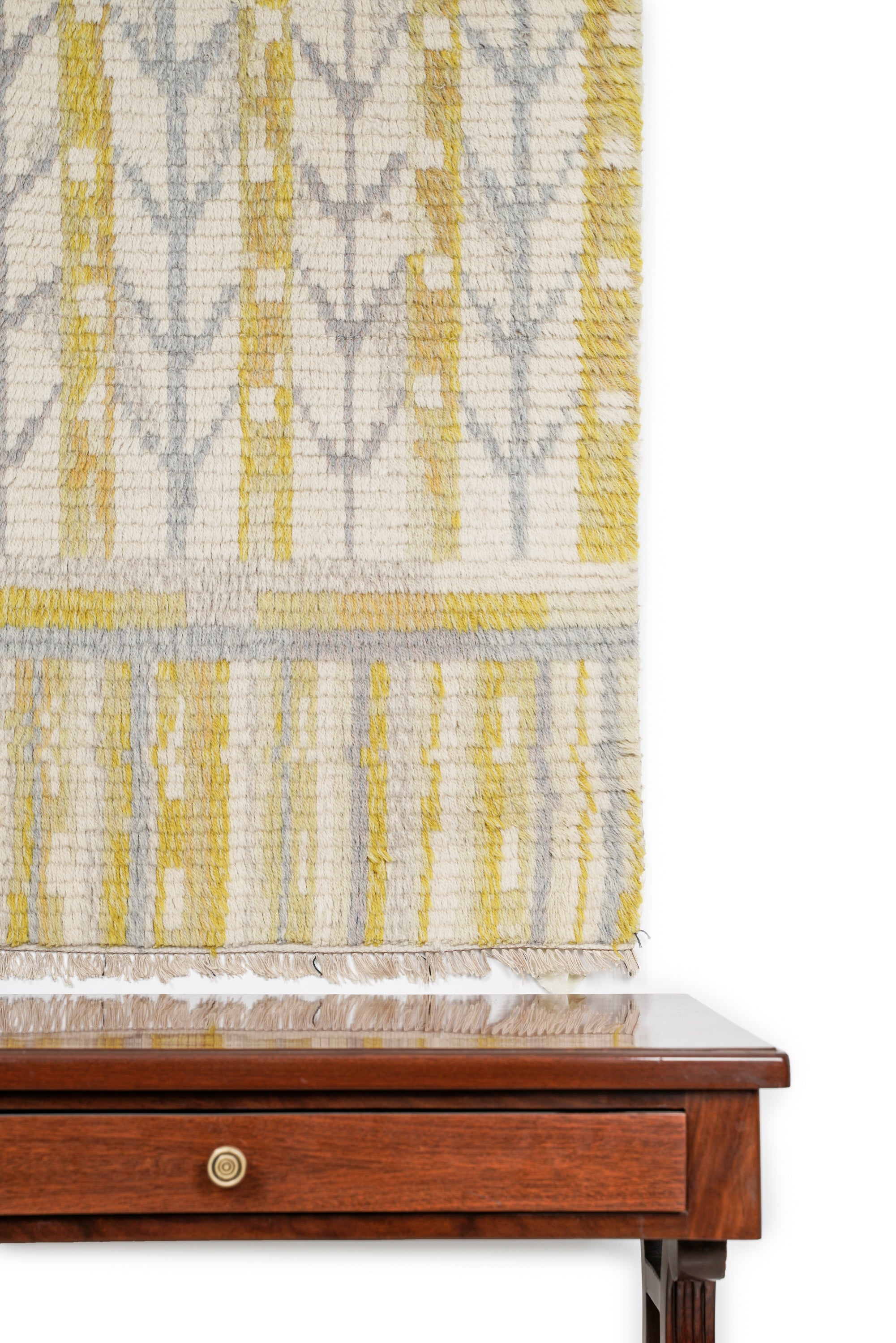 Vintage Scandinavian Rya Rug 3'9"x 2'2"