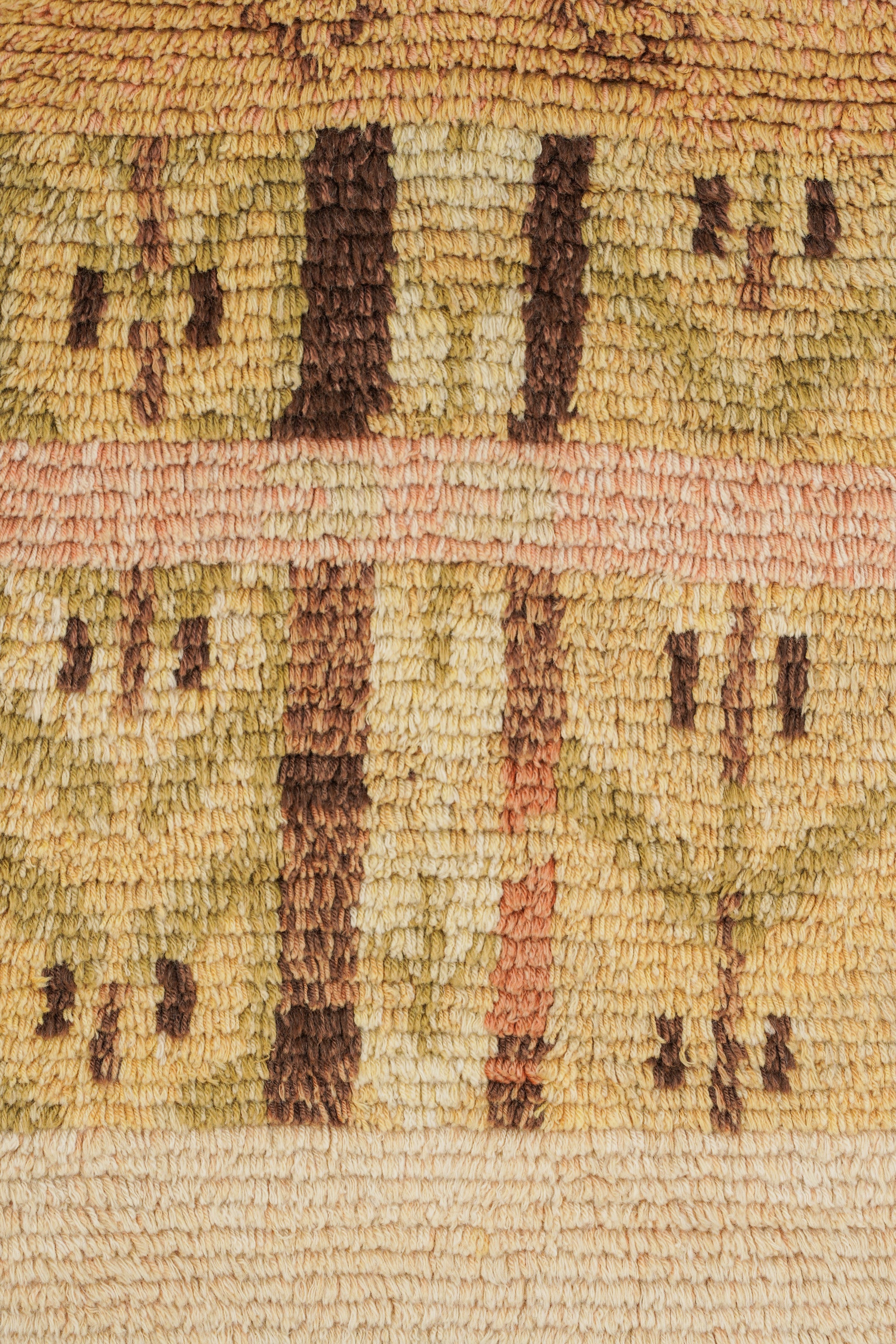 Vintage Scandinavian Rya Rug 3'6" x 3'