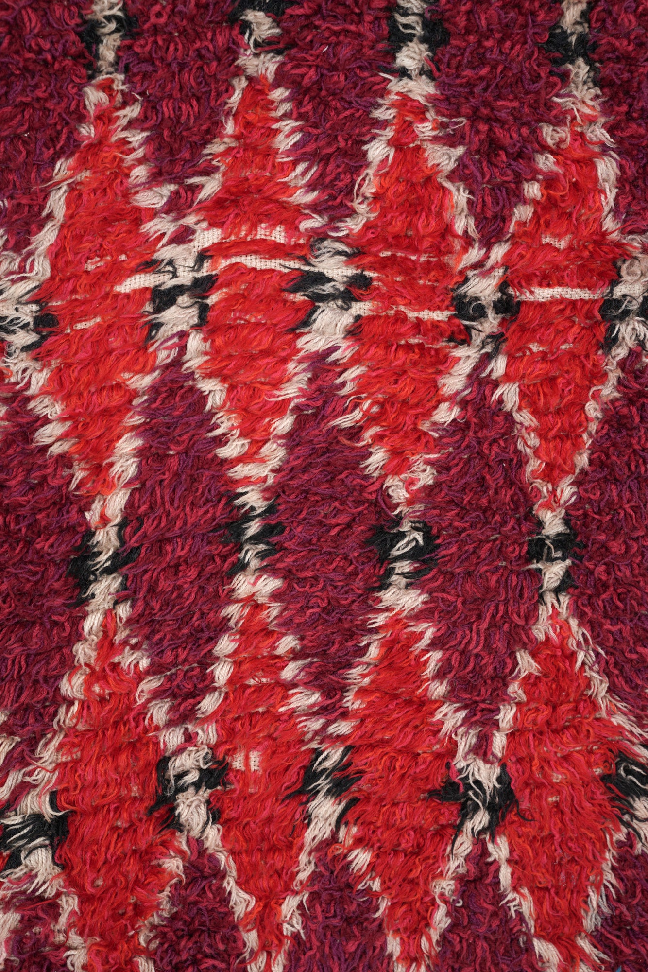 Vintage Scandinavian Rya Rug 4'5" x 3'2"