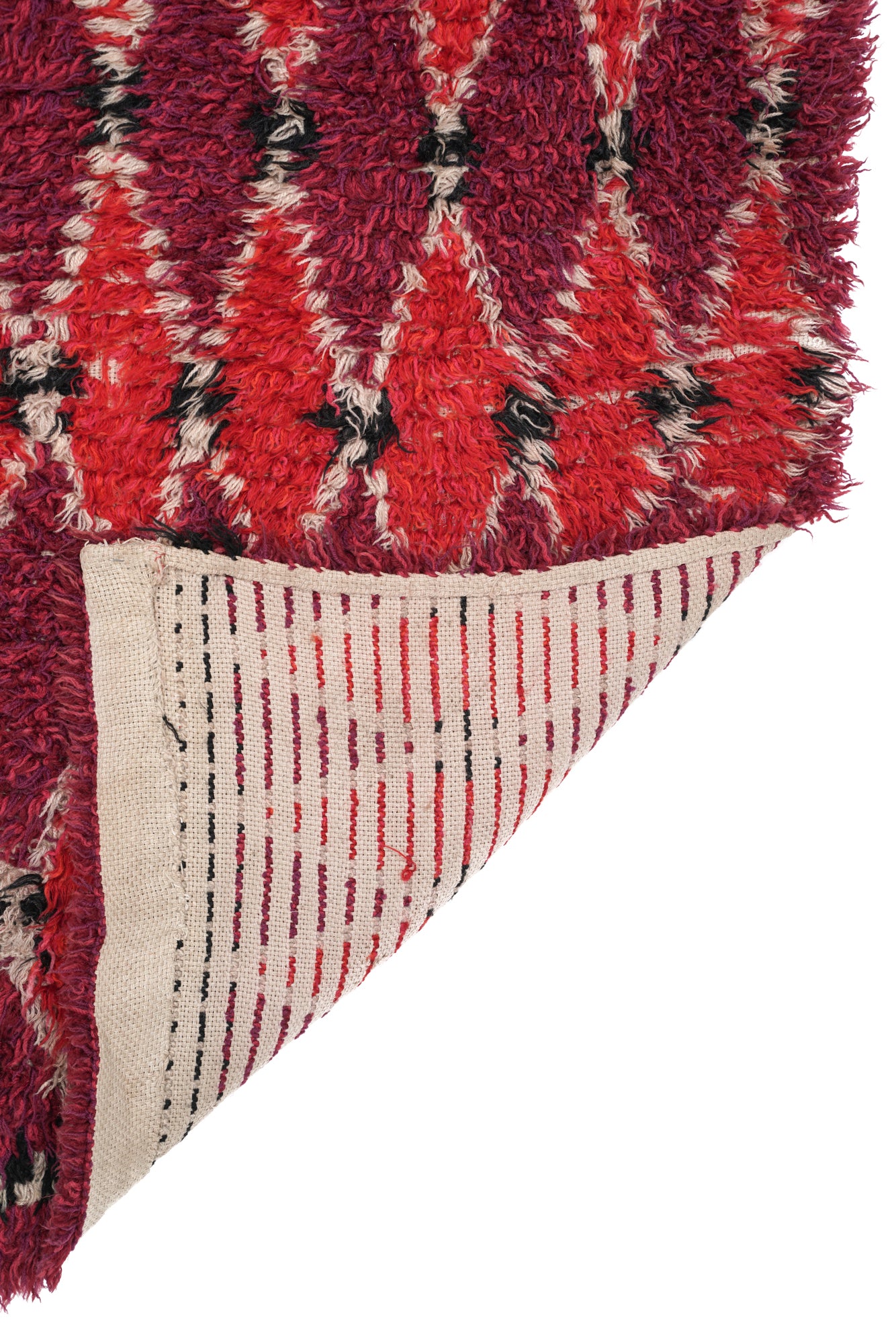 Vintage Scandinavian Rya Rug 4'5" x 3'2"