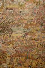 Pure Silk Pictorial Rug 5' x 3'5"