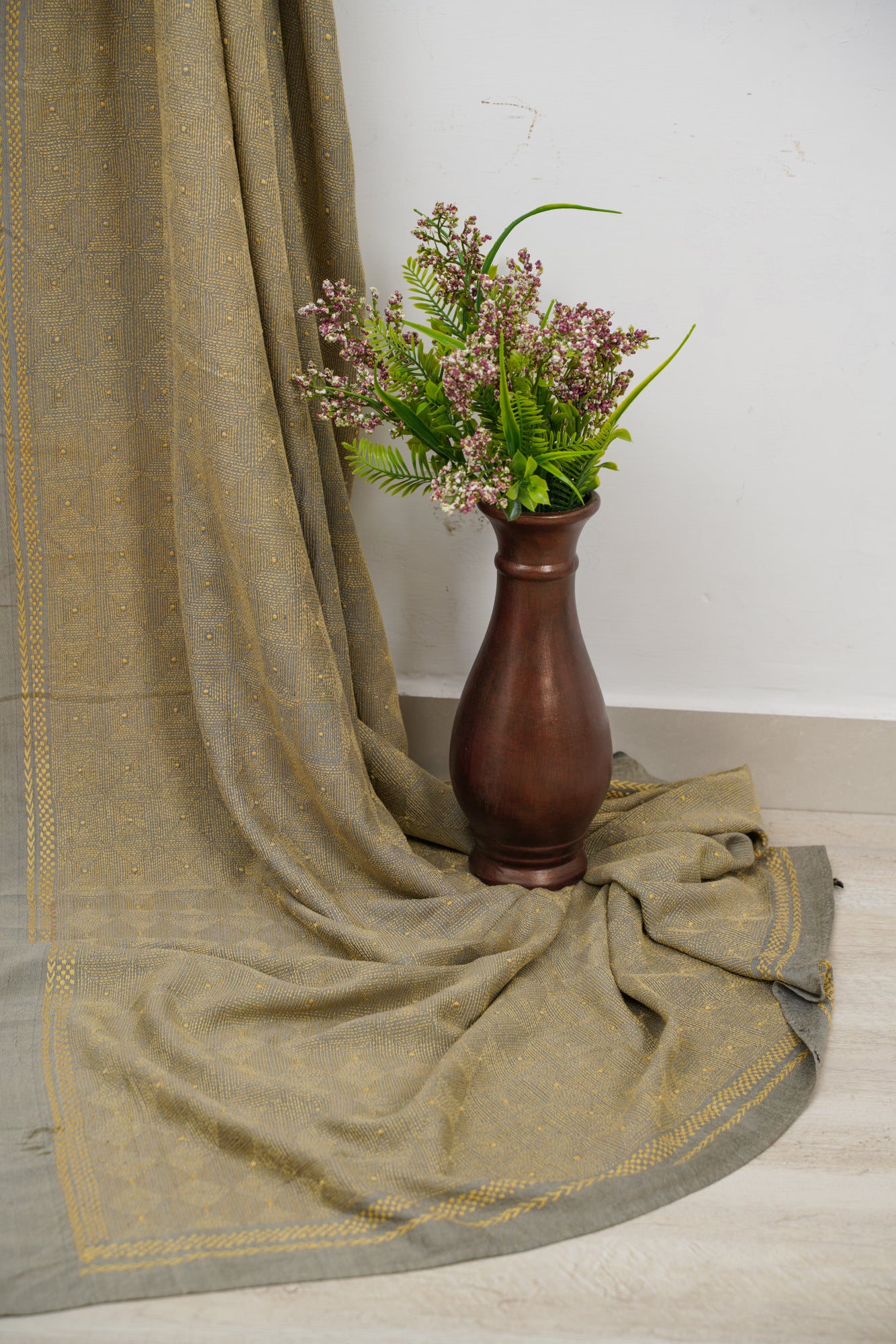 Vintage South Indian Embroidery 8' x 3'5"