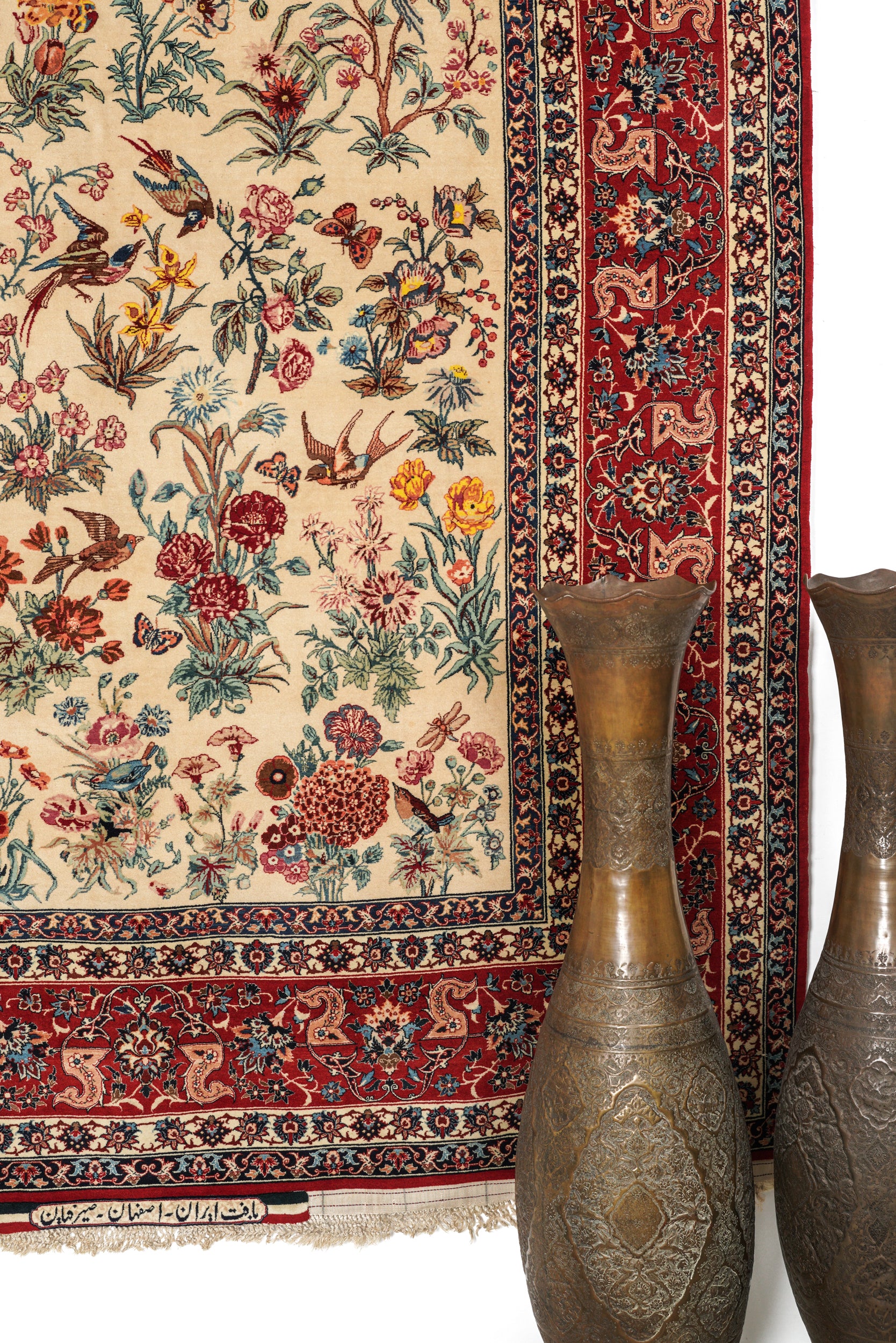 FLOWER & BIRDS  7'9" x 4'10"