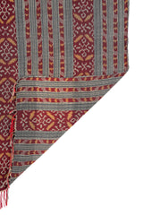 Vintage Indonesian Ikat Textile 6'9" X 3'7"