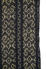 Vintage Indonesian Ikat Textile 6'9" x 3'9"