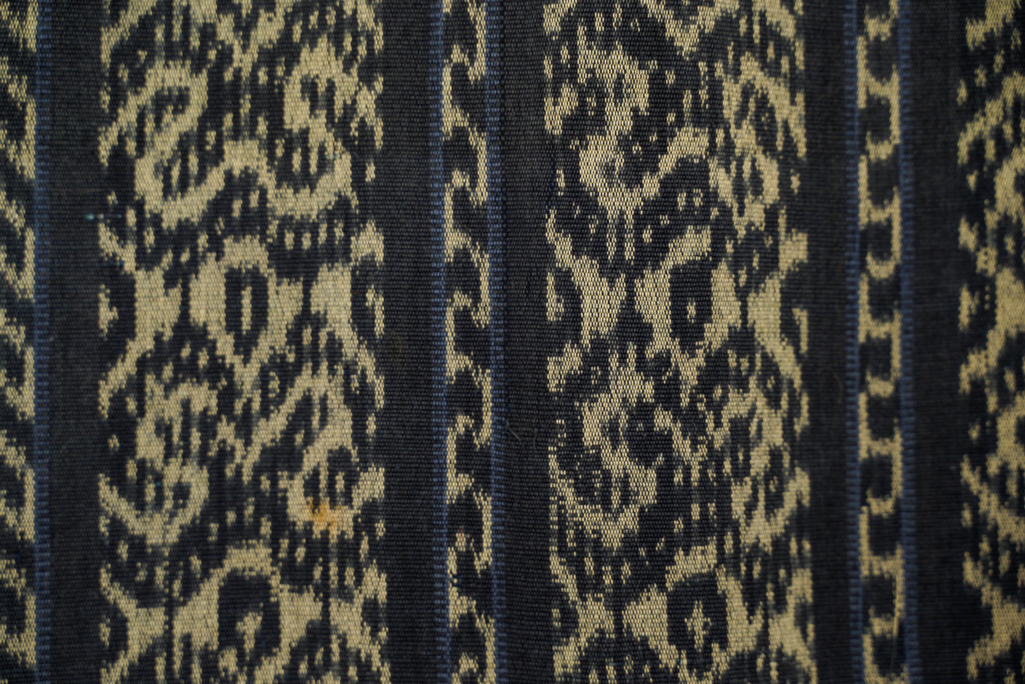Vintage Indonesian Ikat Textile 6'9" x 3'9"