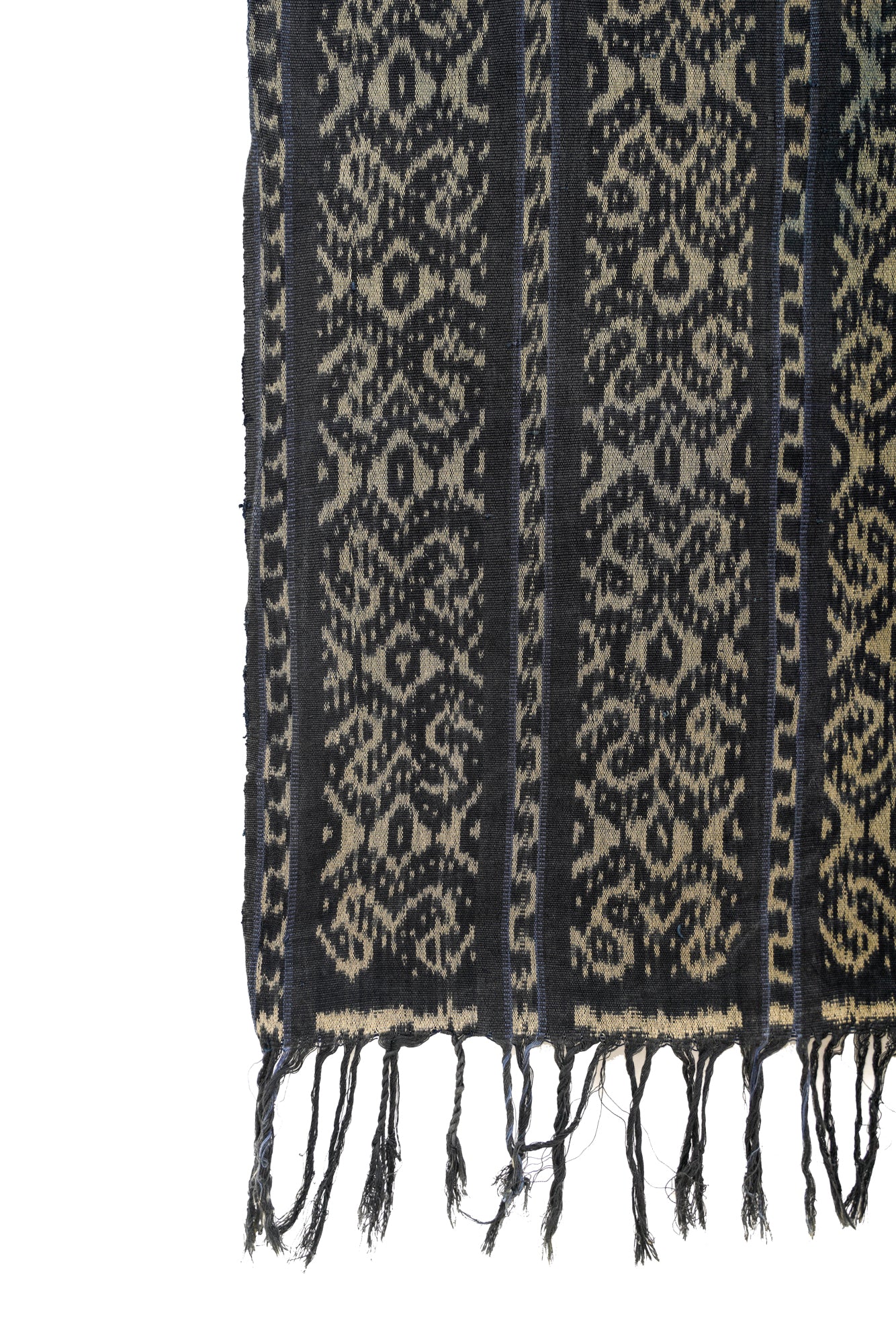 Vintage Indonesian Ikat Textile 6'9" x 3'9"