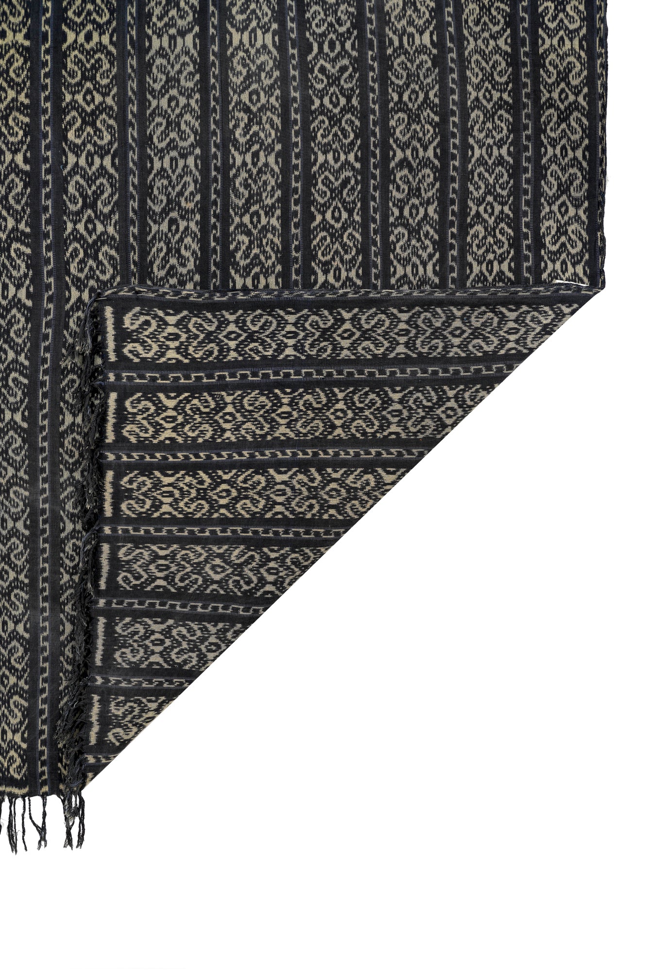 Vintage Indonesian Ikat Textile 6'9" x 3'9"