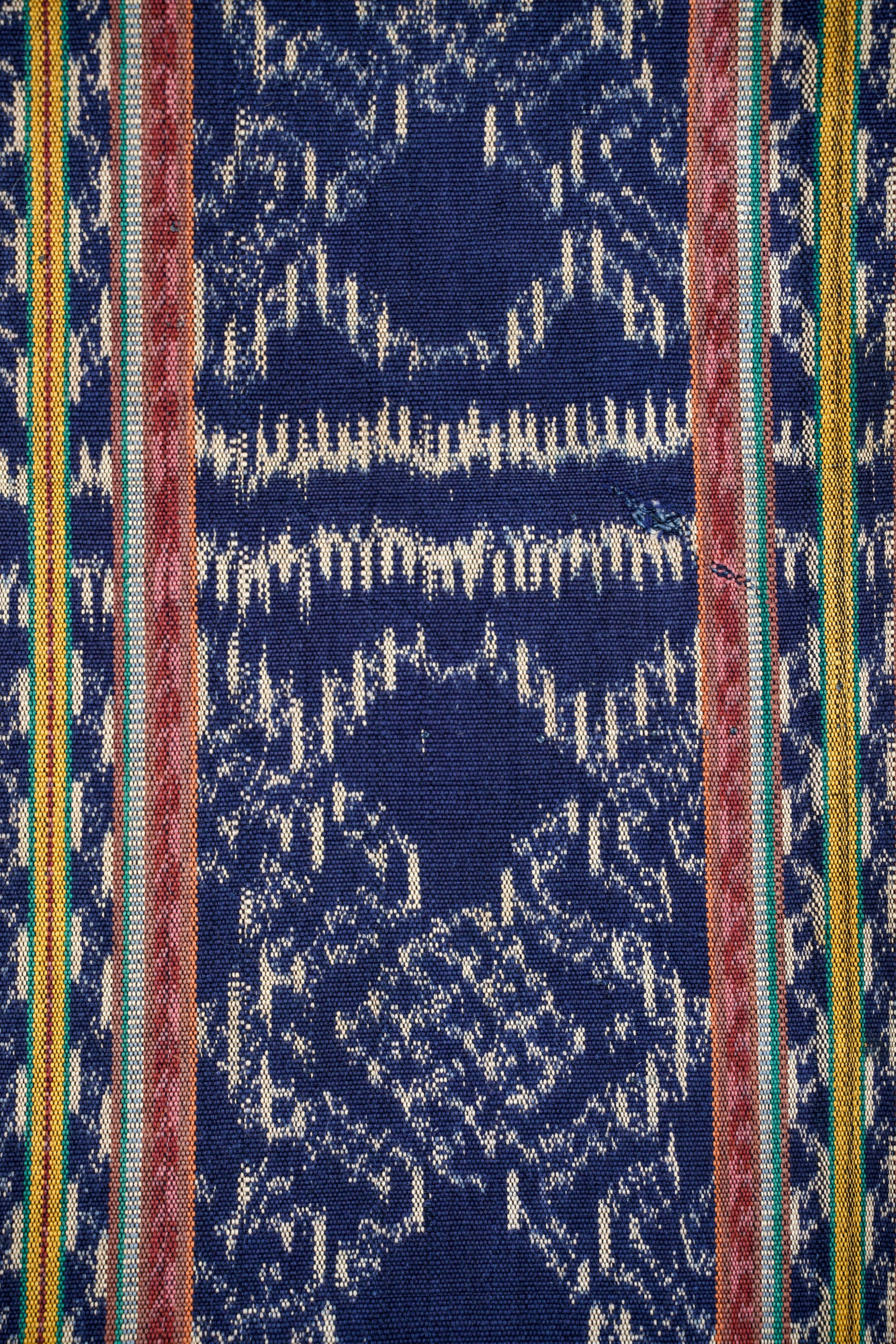 Vintage Indonesian Ikat Textile 7'6" x 6'1"