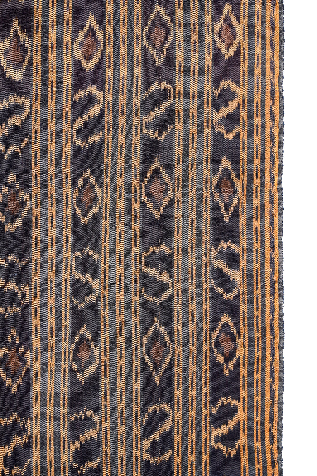 Vintage Indonesian Ikat Textile 6'8" x 5'6"