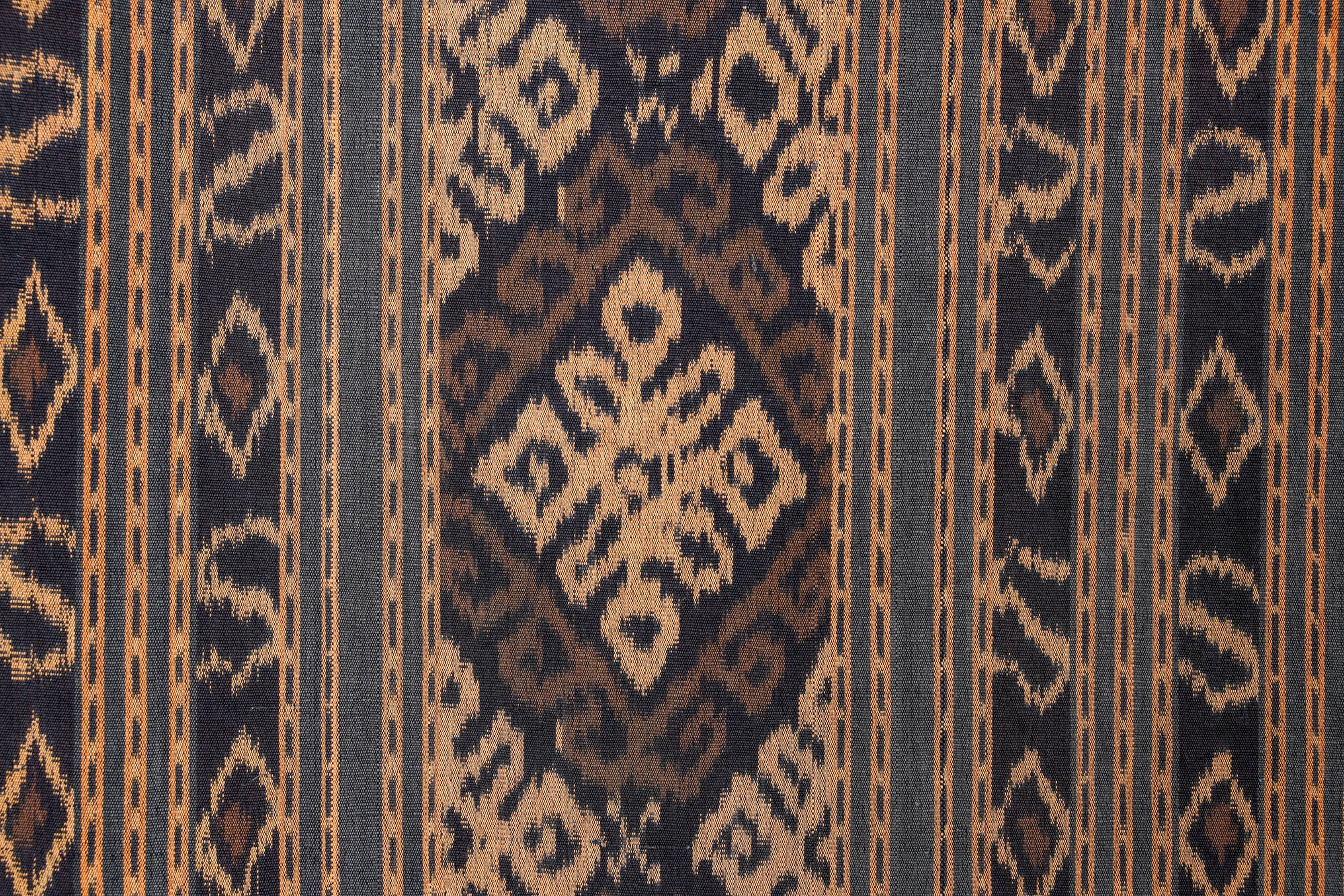 Vintage Indonesian Ikat Textile 6'8