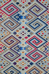 Vintage Indonesian Silk Textile 6'3" x 1'4"