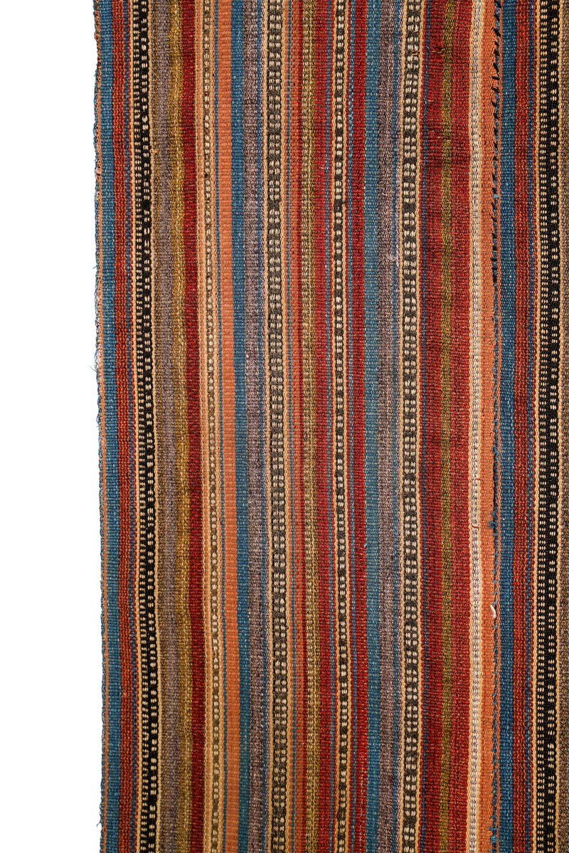 Antique Caucasian Shahsavan Jajim 7'3" x 6'11"