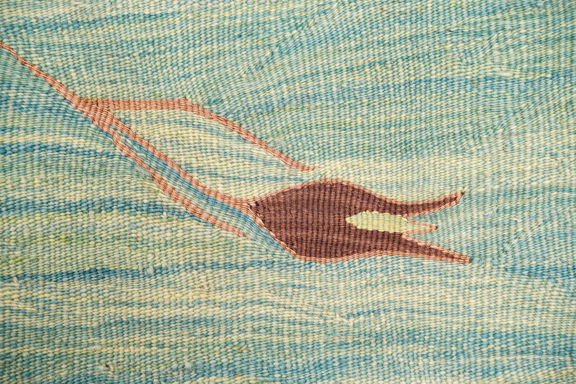 Vintage Turkish Tulip Kilim 4' x 2'9"