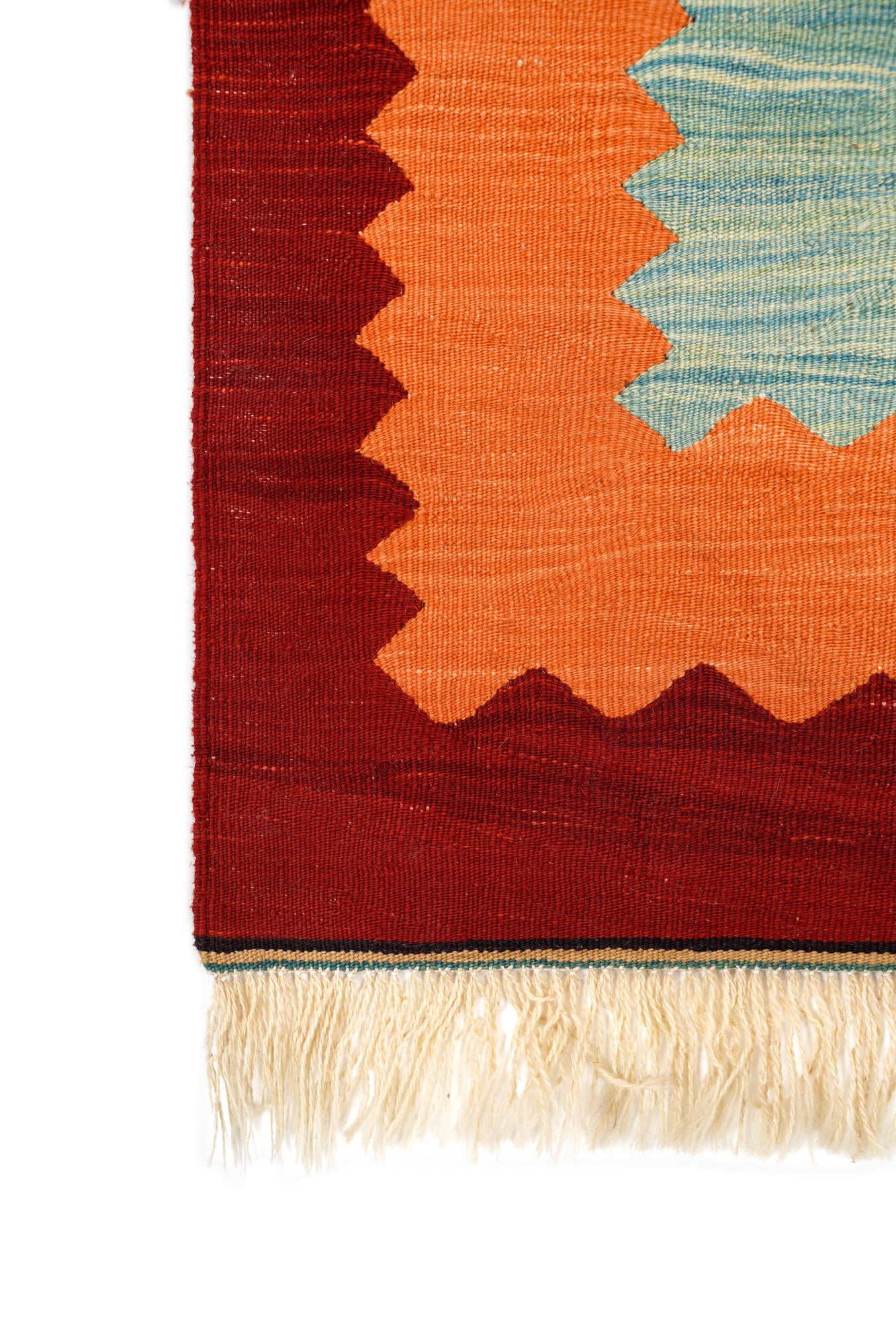 Vintage Turkish Tulip Kilim 4' x 2'9"
