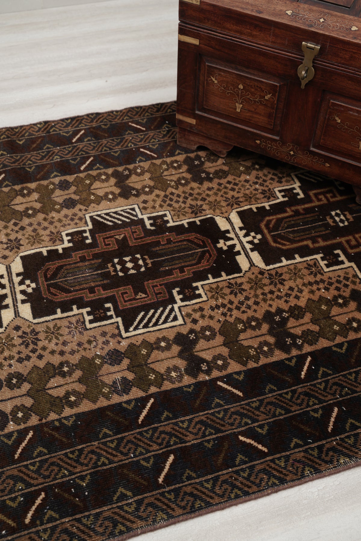 Vintage Baloch Tribal Rug 5'10" x 3'8"