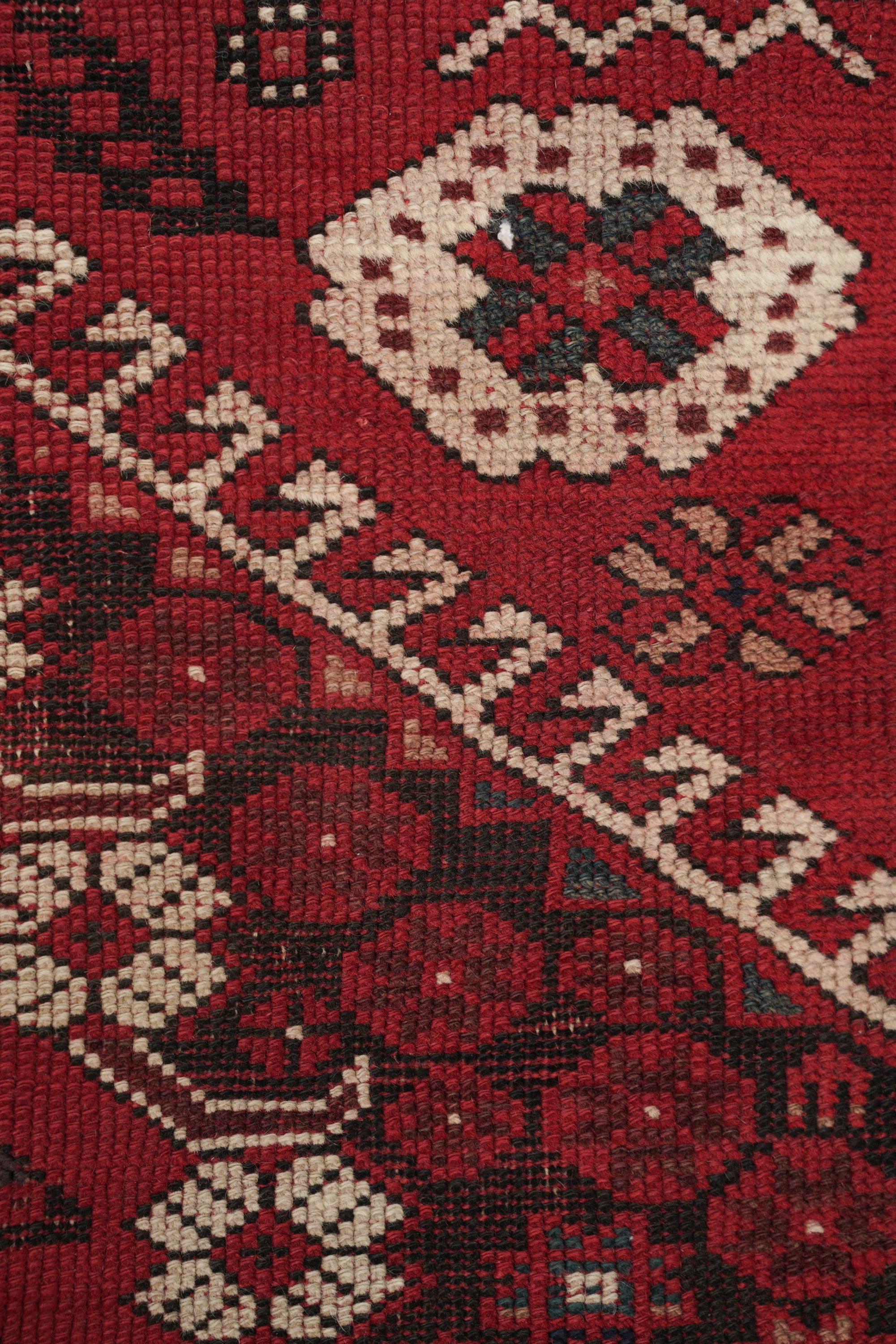 Antique Turkish Bergama Rug 4' x 3'2"