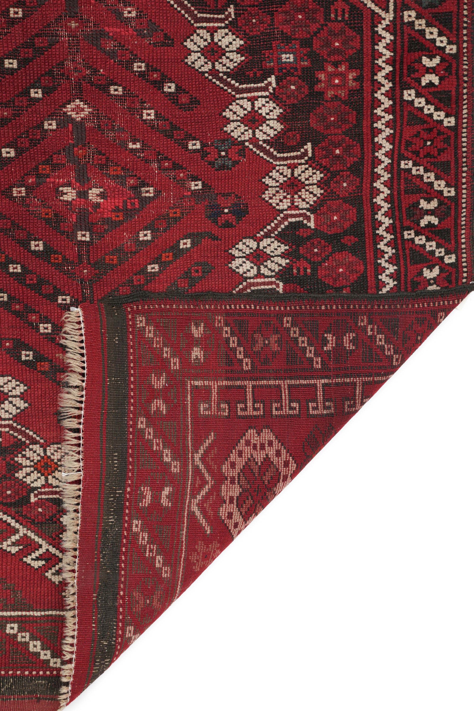 Antique Turkish Bergama Rug 4' x 3'2"