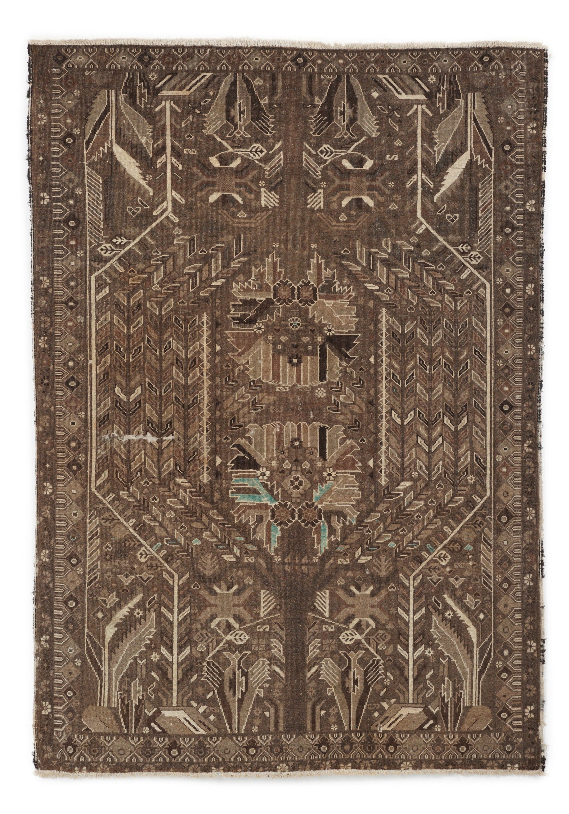 Vintage Baloch Rug 5'7" x 4'