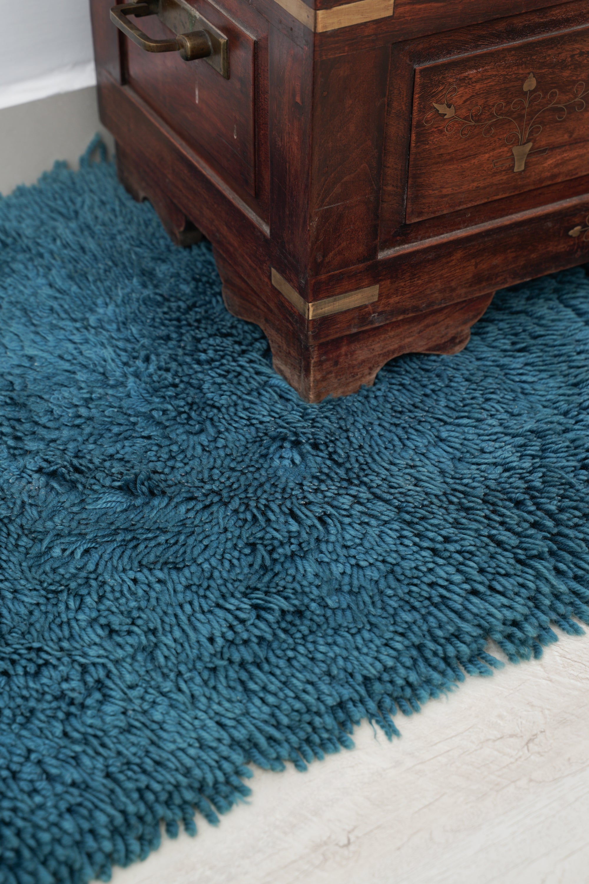 Vintage Scandinavian Rya Rug 3'9" x 2'