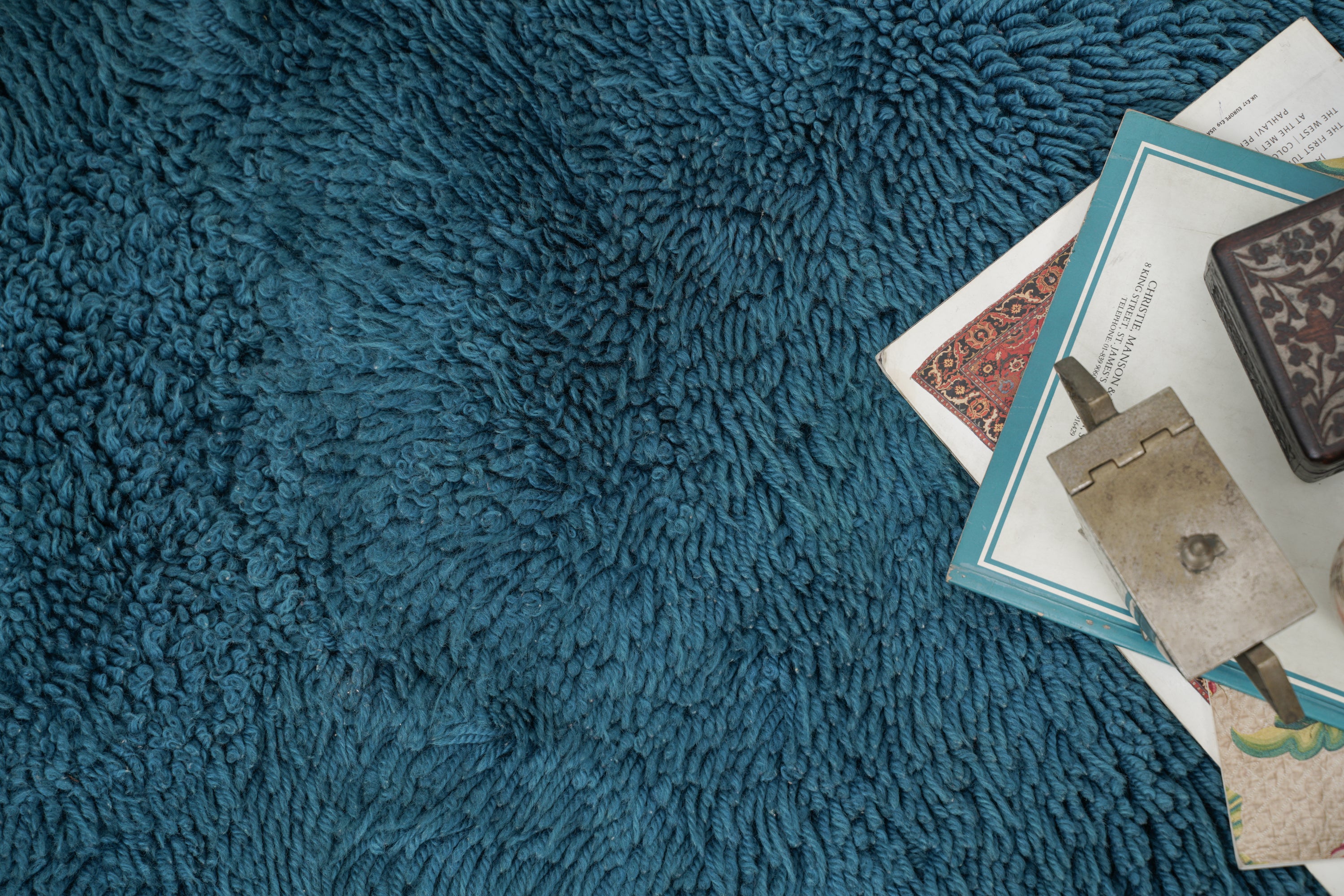 Vintage Scandinavian Rya Rug 3'9" x 2'