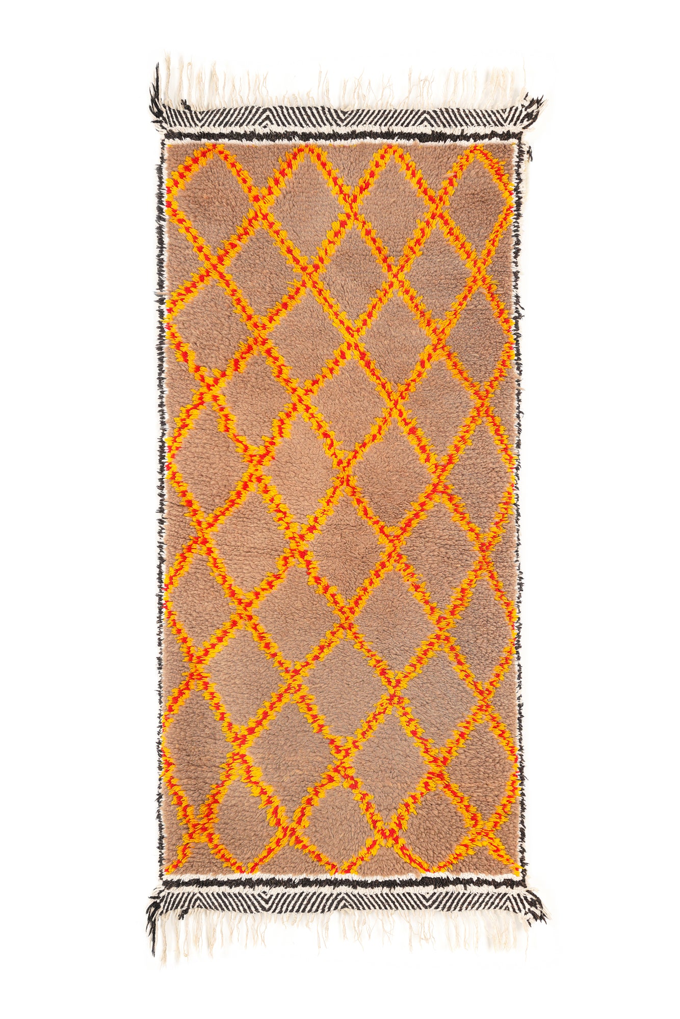 Vintage Moroccan Berber Rug 4'9" x 2'2"