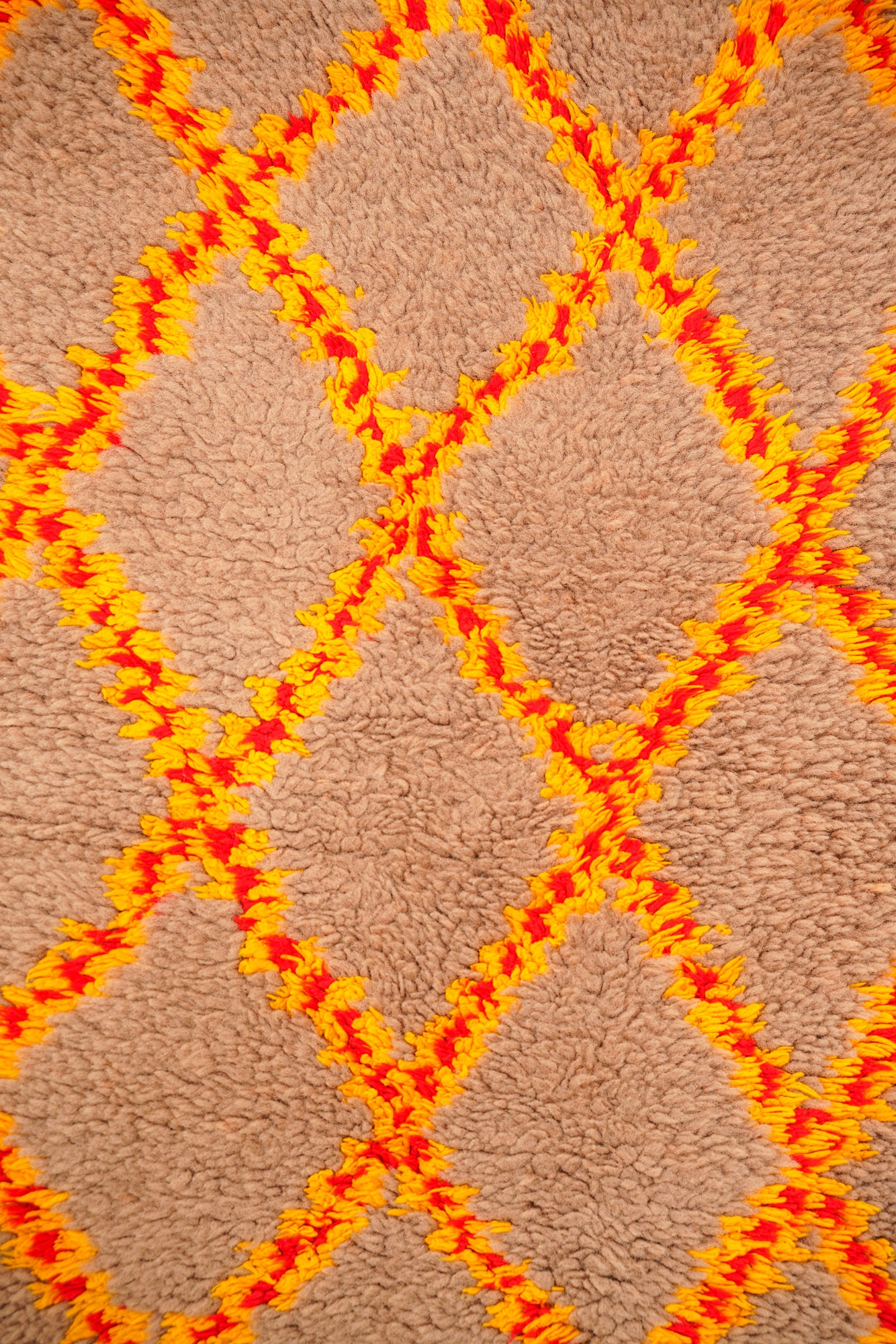 Vintage Moroccan Berber Rug 4'9" x 2'2"