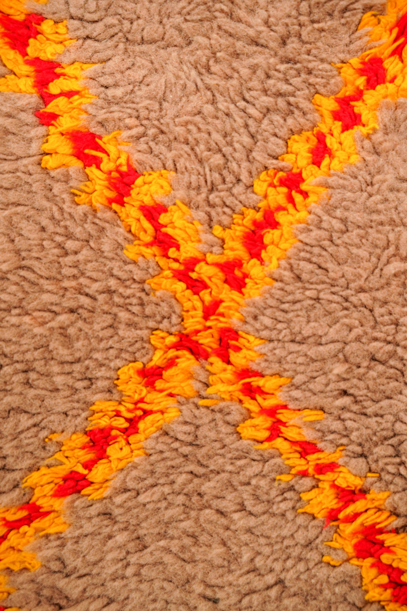 Vintage Moroccan Berber Rug 4'9" x 2'2"