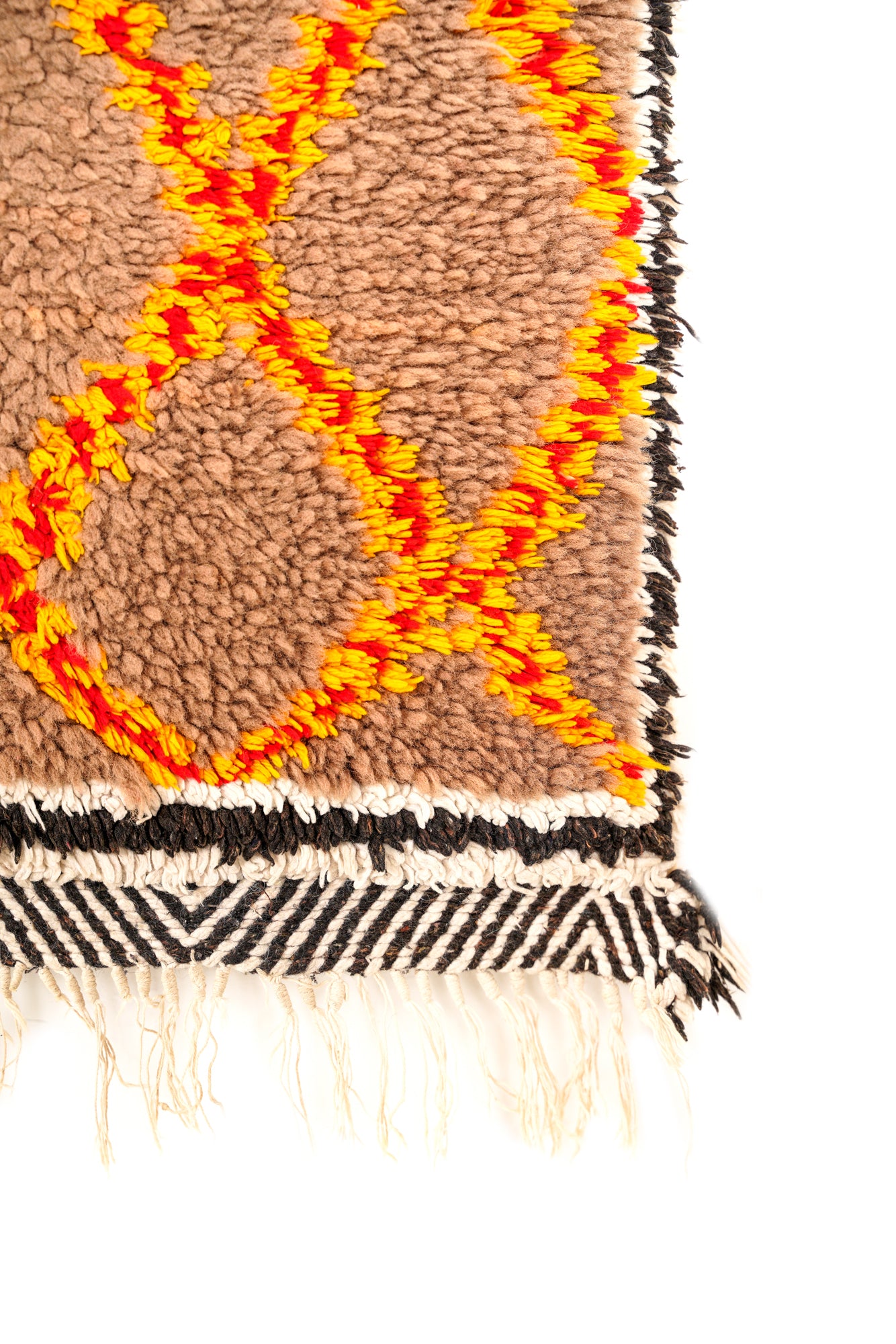 Vintage Moroccan Berber Rug 4'9" x 2'2"