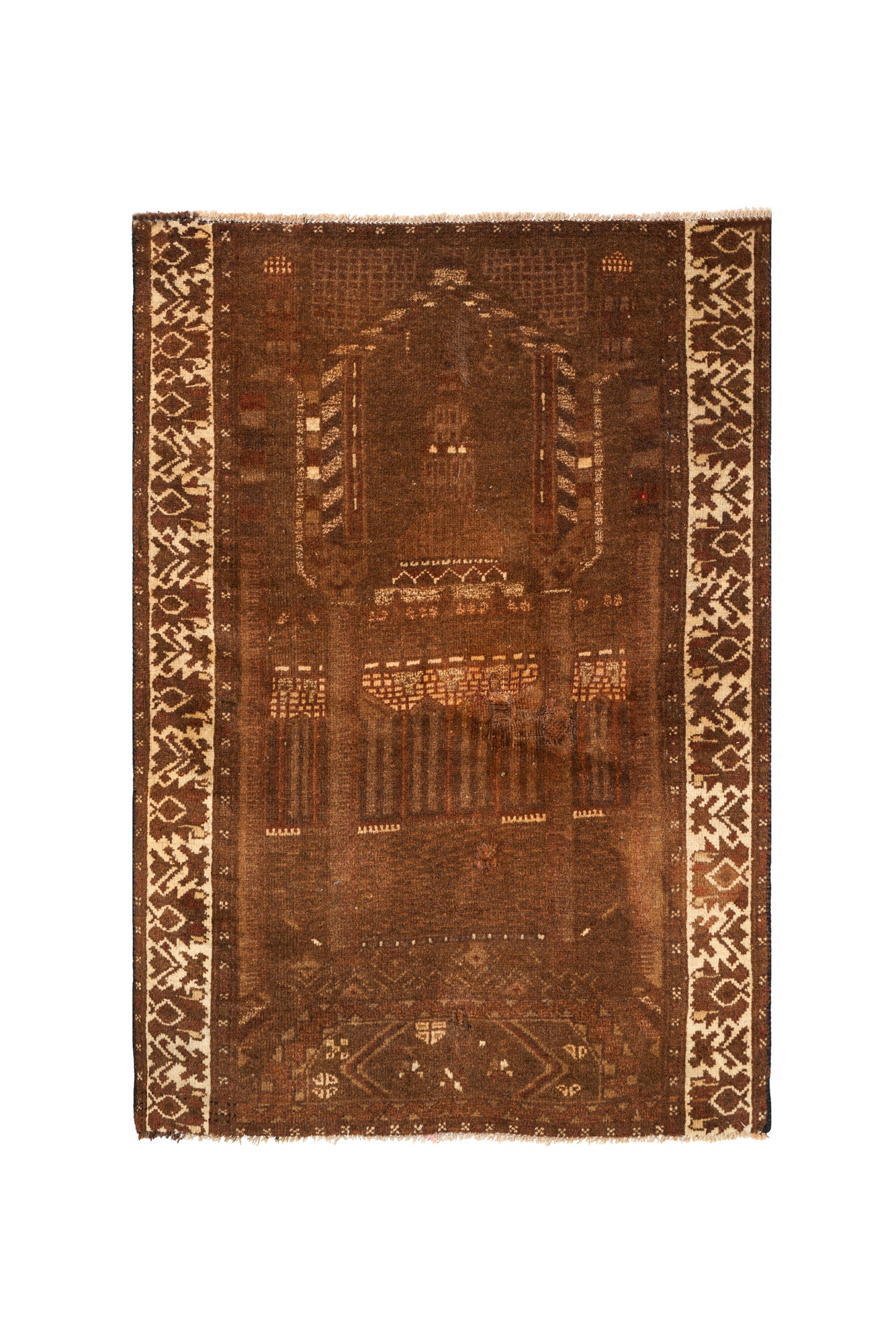 Vintage Baloch Rug 3'8" 2'8"