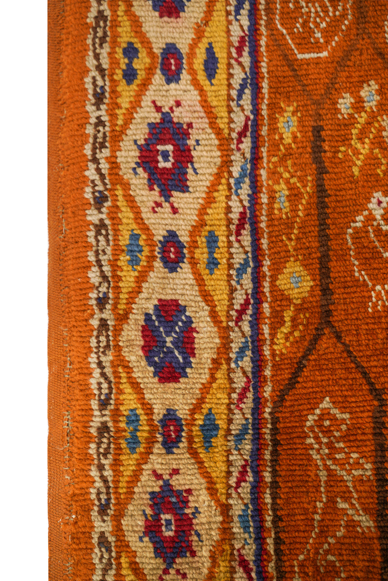 Antique Spanish Rug 6'2