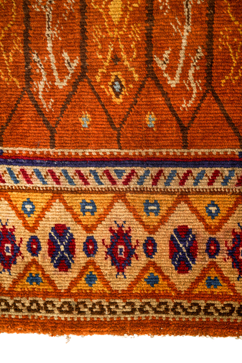 Antique Spanish Rug 6'2" x 2'10"