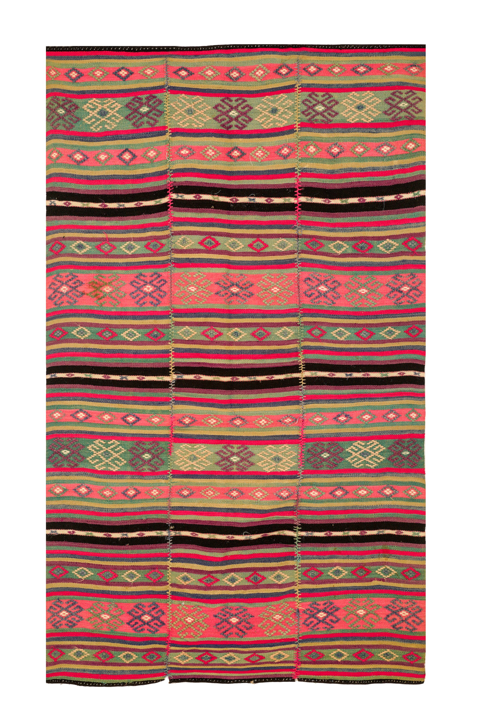 Vintage Turkish Tribal Kilim 7'6" x 4'6"