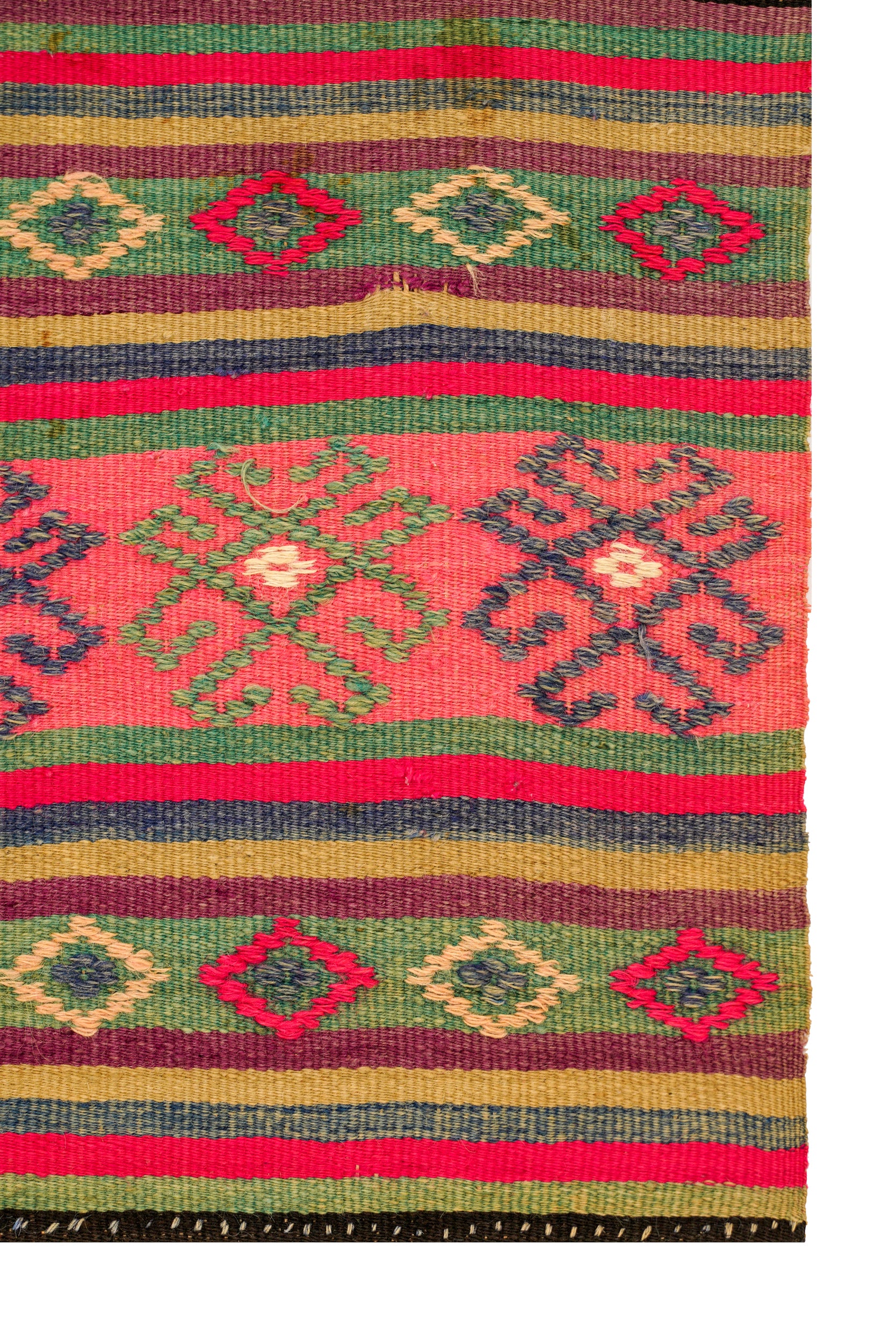 Vintage Turkish Tribal Kilim 7'6" x 4'6"