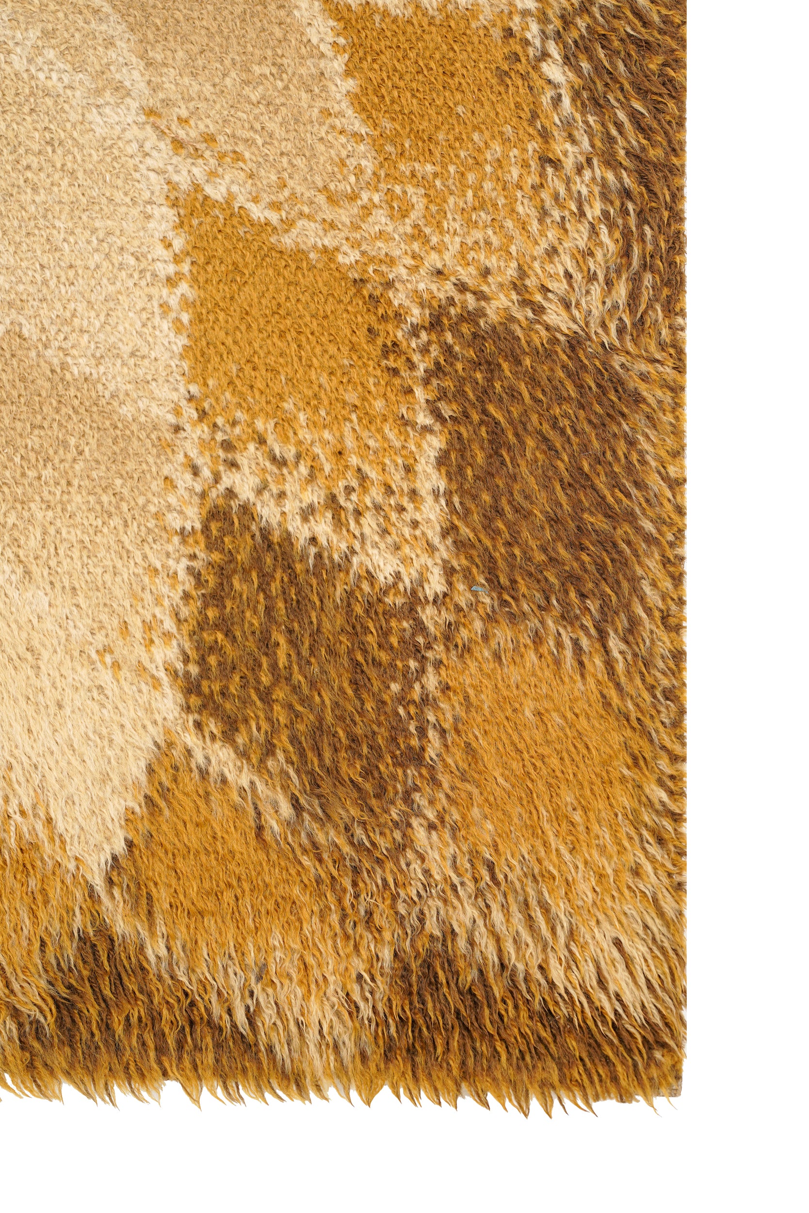 Vintage Scandinavian Rya Rug 5'10" x 4'