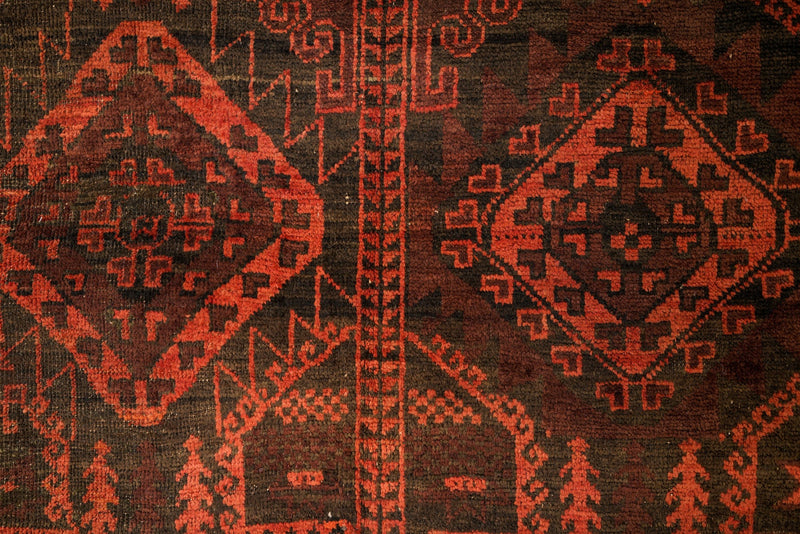 Antique Baloch Rug 11'9" x 6'8"