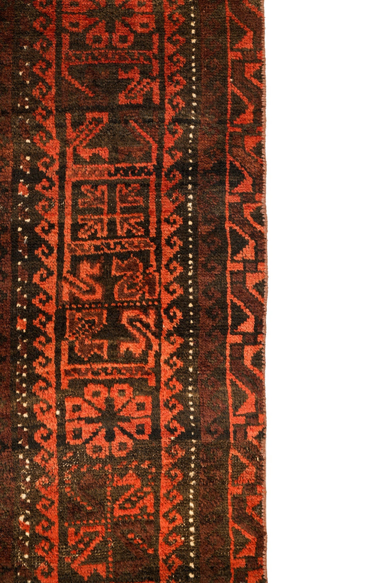 Antique Baloch Rug 11'9" x 6'8"